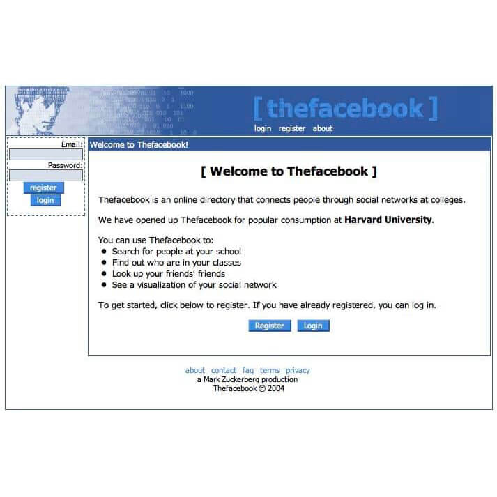 Facebook 2004